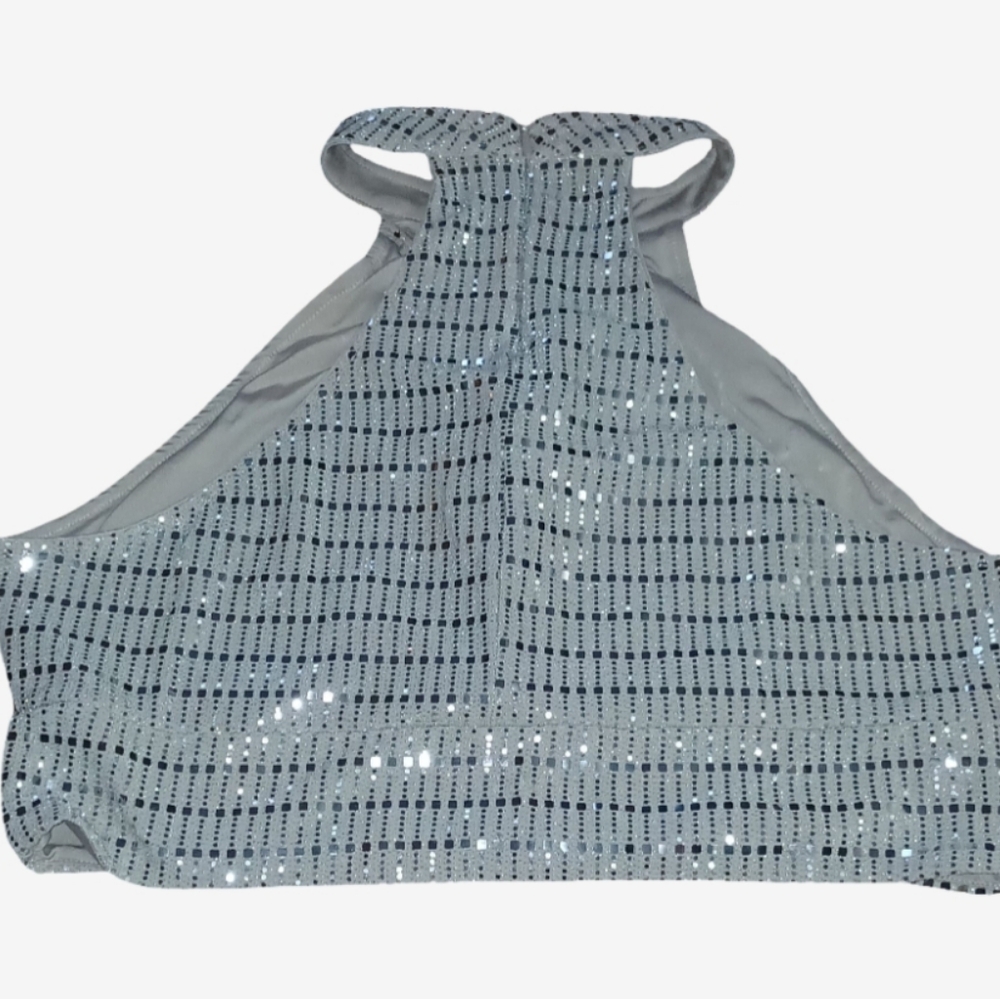 H&M Glittering Sequin Crop Top - Size XL - Picture 3 of 3